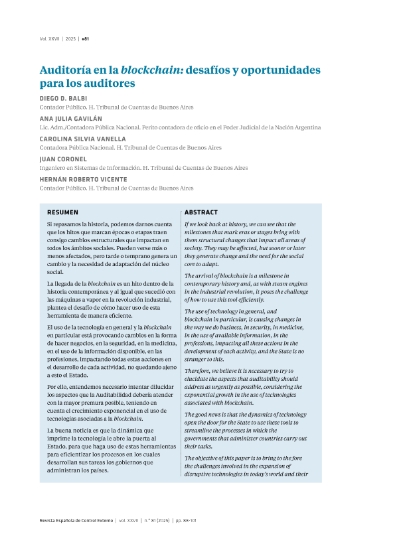 Imagen de la publicación Auditoría en la blockchain: desafíos y oportunidades para los auditores